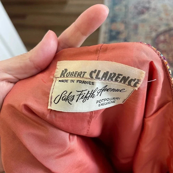 Vintage Robert Clarence Saks 5th ave Potpourri Collection Woven Skirt Read Size - Picture 5 of 5